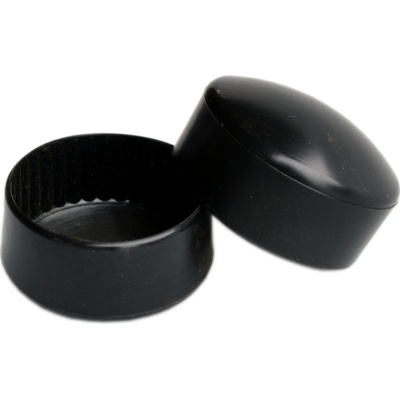 Čepička PVC 76 mm - černá