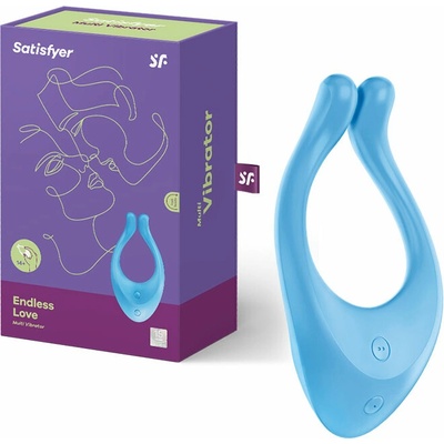 Satisfyer Endless Love - nabíjací párový vibrátor (tyrkysový)
