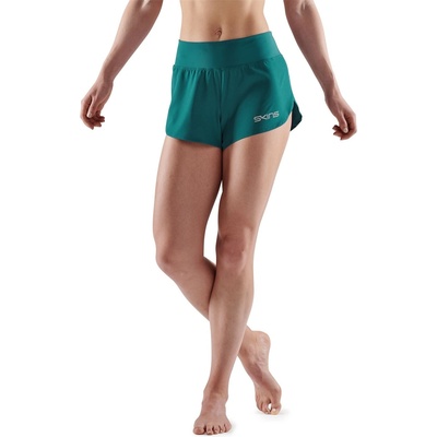 Skins Къси панталони Skins Women's Performance Running Shorts - Teal