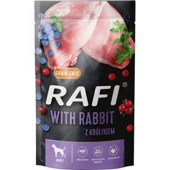 Dolina Noteci RAFI Adult RABBIT - пауч за кучета, със заешко, 500 гр - Полша