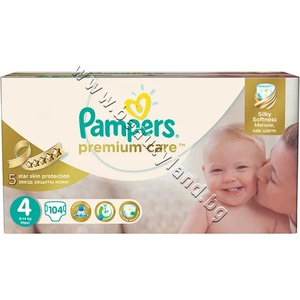 Pampers Пелени Pampers Premium Care Maxi, 104-Pack, p/n PA-0201881 - Пелени за еднократна употреба за бебета с тегло от 8 до 14 kg (PA-0201881)
