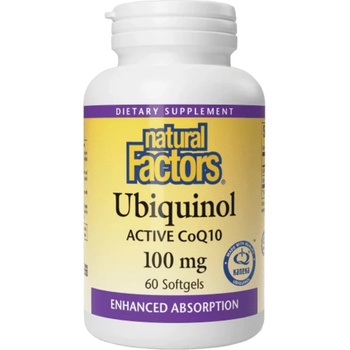 Natural Factors Ubiquinol Active CoQ10 100 mg, 60 Softgels