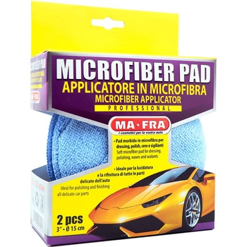 MA-FRA Profi Kulaté pady mikrovlákno modré 2 ks