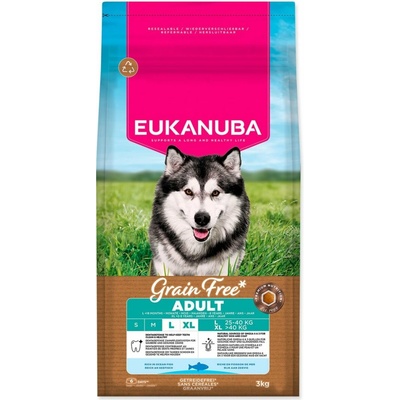 Eukanuba Adult Large Ocean Fish bez obilnín 3 kg