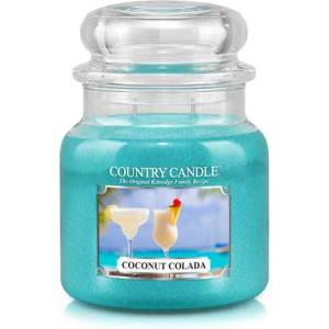 Kringle Candle Свещ Country Candle Coconut Colada средна 2 фитилна ароматизирана свещ (453 g),