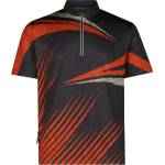 CMP Мъжка фланелка с къс ръкав за колоездене Cmp Half Zip T-Shirt Cycling jersey - Antracite / Orange - размер 46 (EU) (056-3987-0111)