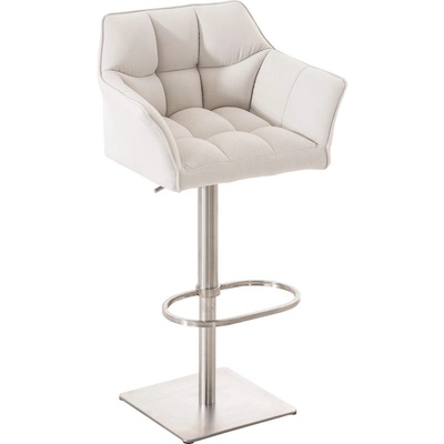 Design-Shop Damas E1 Bílá / nerezový rám