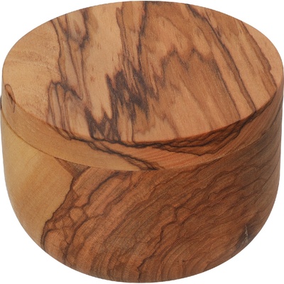 Zassenhaus Dóza na sůl i koření 9,5 cm 6 cm olivové dřevo