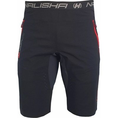 Haven krátke bez trakov Nalisha Slimfit čierna/červená