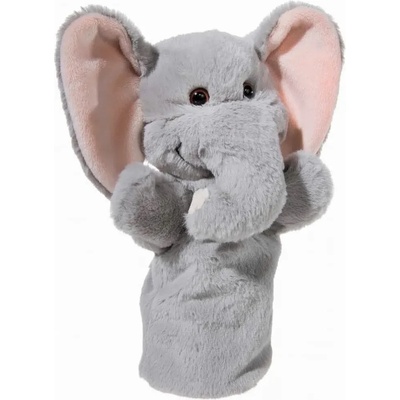 Heunec Кукла за театър Heunec - Слон с розови уши, 28 cm (394070)