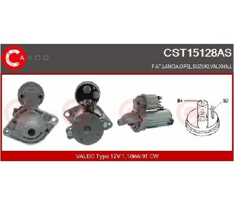 Startér CASCO CST15128AS