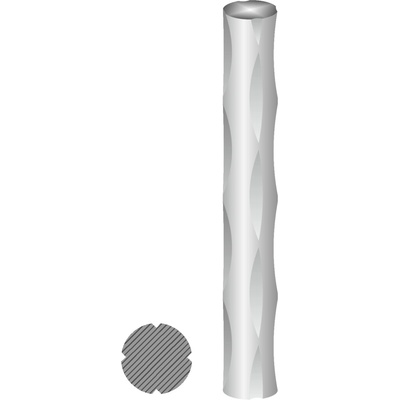 Tyč plná ø 12 x 3000 mm, zdobená, vzor slza