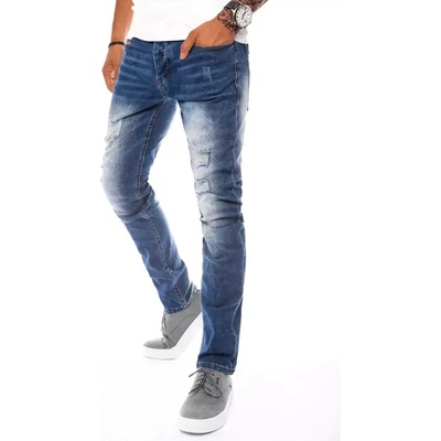 Dstreet pánské džíny Denim modrá šedá