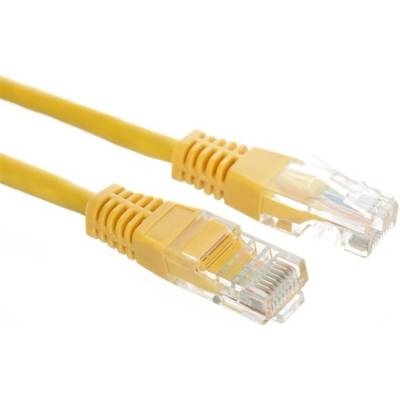 A-LAN KKU5ZOL0.5 Cat5e, U/UTP (UTP), 0,5m, žlutý