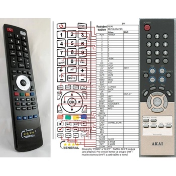 GENERAL AKAI BN59-00429D - съвместимо дистанционно управление на марката General (BN59-00429D)