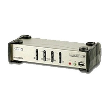 Aten CS-1734BC KVM přepínač USB Hub, OSD, 4PC audio+USB-PS/2