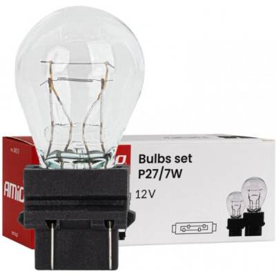 AMiO Halogen bulb P27/7W 12V 27/7W W2.5X16q 10 pcs.