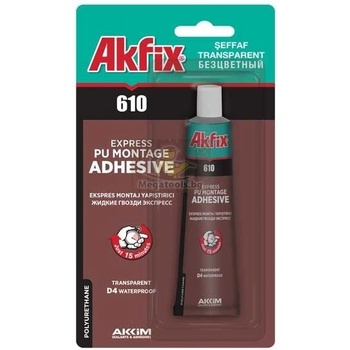 AKFIX ЛЕПИЛО PU EXPRES 610/м-жно/безц. 50g AKFIX