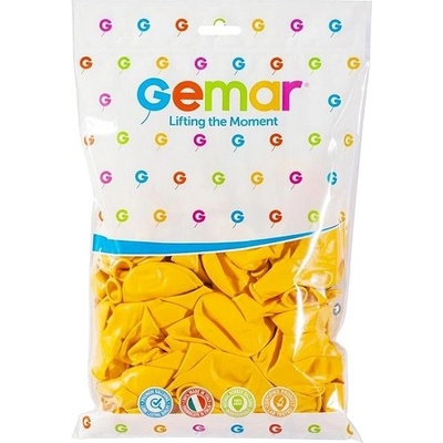 Gemar OB balónky G90 03 10 balónků žluté