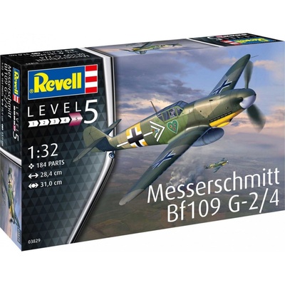Revell Plastic ModelKit lietadlo 03829 Messerschmitt Bf109G-2/4 1:32