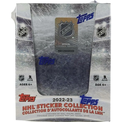 Topps 2022-23 NHL sticker collection box