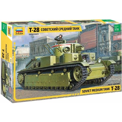Zvezda T-28 sovětská armáda Model Kit 3694 1:35