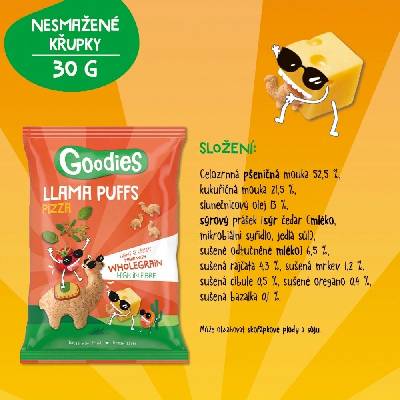 Goodies Llama křupky pizza 30 g