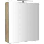 SAPHO Riwa - Огледален шкаф с LED осветление 60x70x17 см, явор „Бардини RIW060-0013 (RIW060-0013)