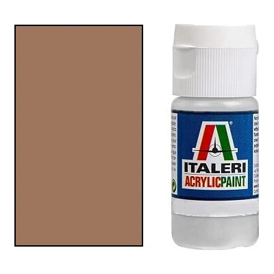 Italeri Farba Acrylic Flat Dark Tan 20ml