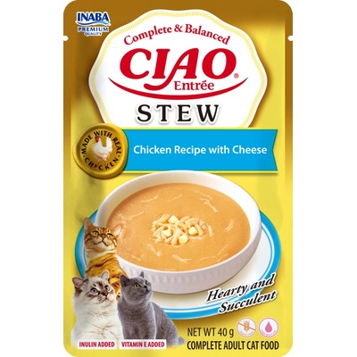 Churu Cat Entrée Stew Chicken Recipe with Cheese 40 g