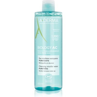 A-DERMA Biology AC почистваща мицеларна вода 400ml