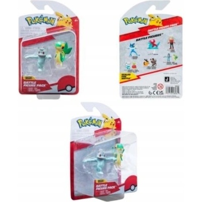 Jazwares Pokémon Battle Machop a Snivy