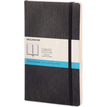 Image 1 of Moleskine Тефтер с меки корици Moleskine Classic Dotted - Черен, страници на точки (QP619)
