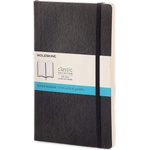 Moleskine Тефтер с меки корици Moleskine Classic Dotted - Черен, страници на точки (QP619)