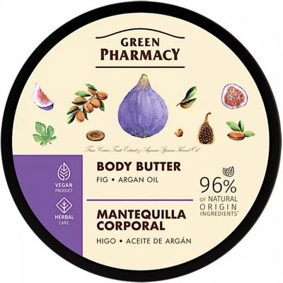 Green Pharmacy Body Care Fig & Argan Oil vyživující tělové máslo 200 ml