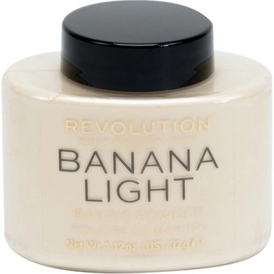 make-up Revolution Loose Baking Powder Banana Light Transparentní pudr 32,0 g