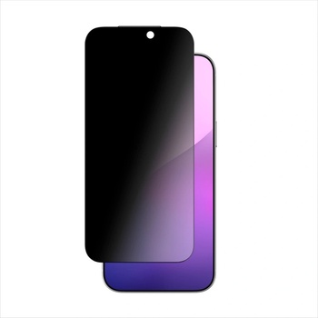 AMAZINGTHING Стъклено защитно покритие с определен ъгъл на виждане за дисплея на iPhone 17 Air - AmazingThing Titan Filter 7 Privacy Tempered Glass (черен-прозрачен) (IP176.6PRCFGLA)