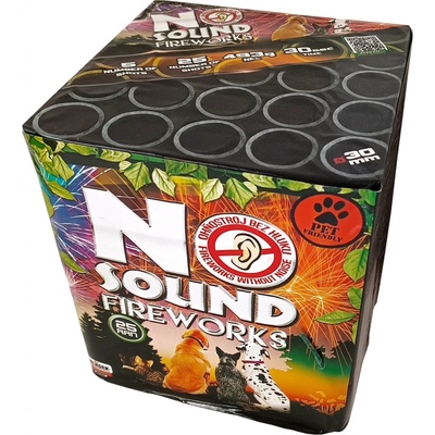 Kompakt NO SOUND FIREWORKS 25 ran 30 mm
