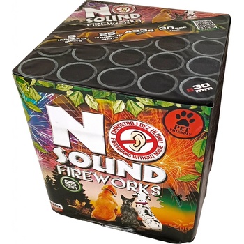 Kompakt NO SOUND FIREWORKS 25 ran 30 mm