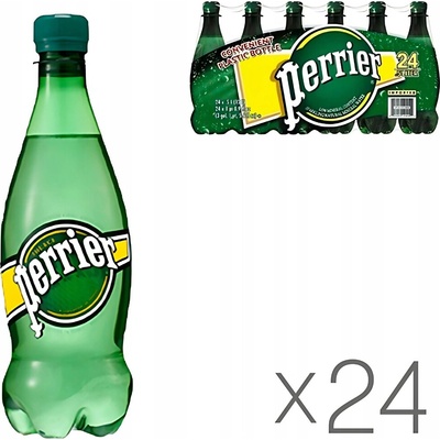 Perrier Minerální perlivá voda jemně perlivá pet 24 x 0,5 l