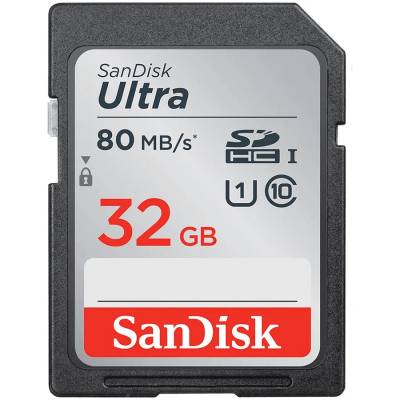 Ultra 32GB SDHC Memory Card 120MB/s (SDSDUN4-032G-GN6IN)