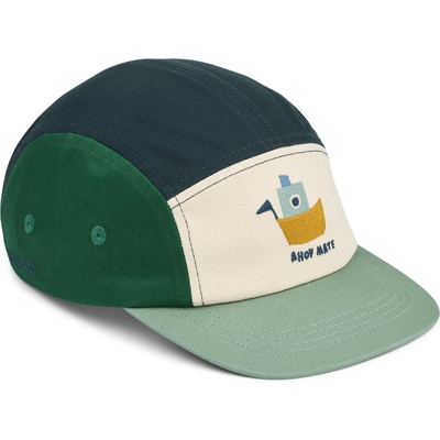 LIEWOOD Детска шапка с козирка LIEWOOD Kid's Rory Printed Cap - Blue Fog Multi Mix - размер 55 cm (904-5591-0214)