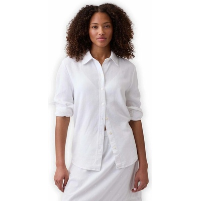 Gap 887679-01 Oversize košile z lněné směsi Easy Shirt Bílá