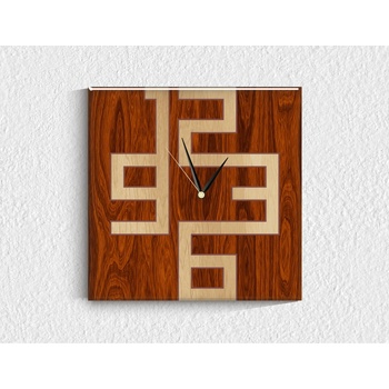 Image 1 of Стъклен стенен часовник 005