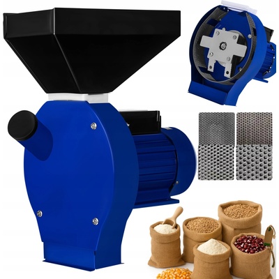 MLÝNEK ŠROTOVNÍK NA OBILÍ 3,9 kW SÍTA DRTIČ MELENÍ ZRNO OBILÍ – Zboží Dáma