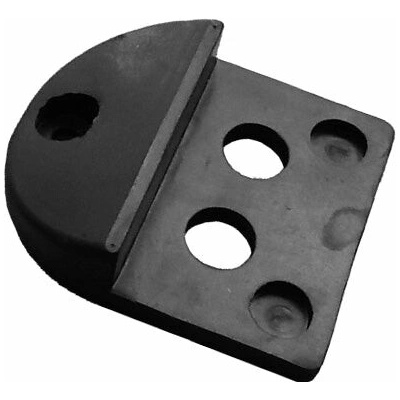 Doraz stredový pevný-pogumovaná ocel, 150x130x65mm