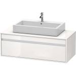 Duravit Ketho - Шкафче за умивалник 43x120x55 см, 1 чекмедже, лъскаво бяло KT669602222 (KT669602222)