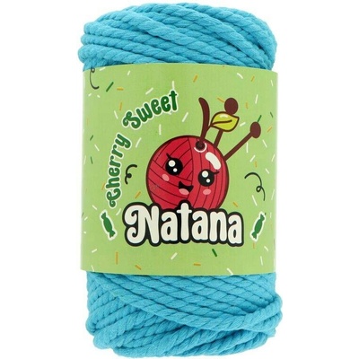 Natana Cherry Sweet rope macrame provázek 45 tyrkysový