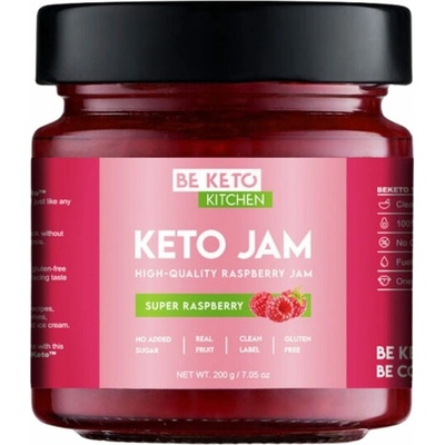 BeKeto Keto Jam Super Raspberry 200 g