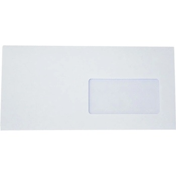 Плик бял DL дес. Прозор. 110x220 mm Стикер 1000 бр (1119041-1000-10-1501001100095)